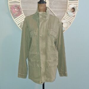 Olive Green Military Jacket